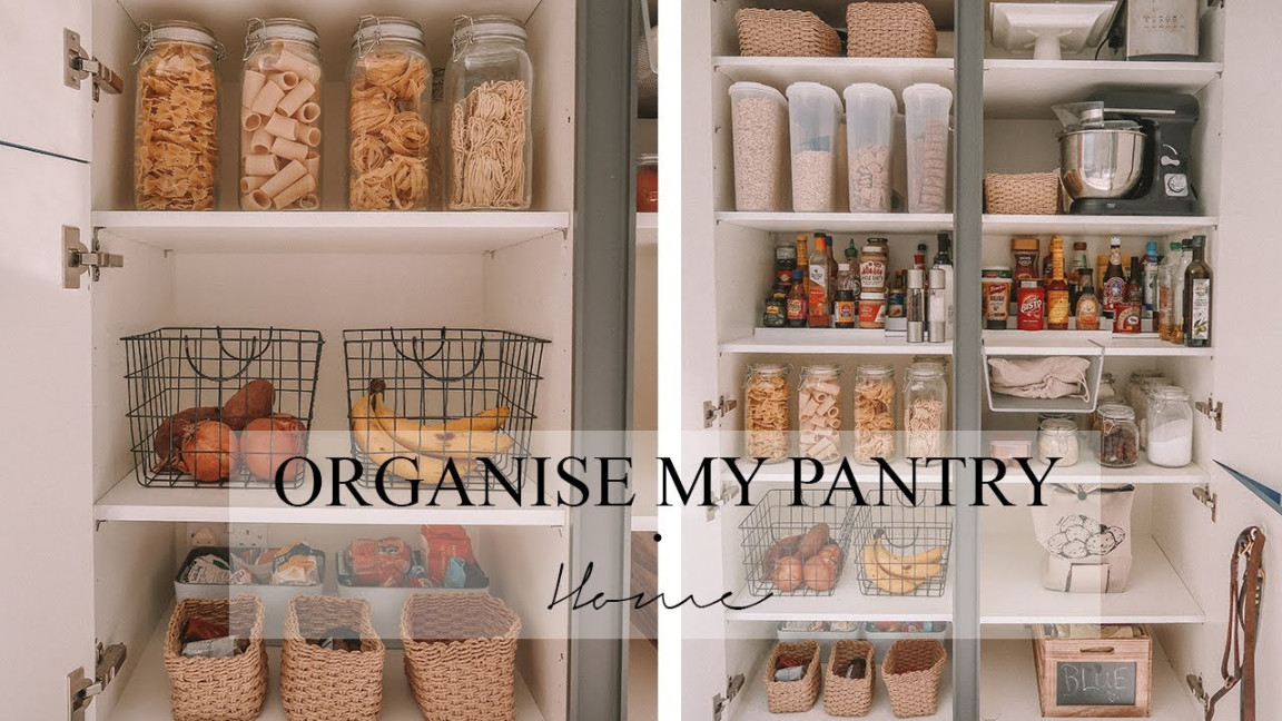 ORGANISE/ORGANIZE MY PANTRY KITCHEN CUPBOARDS