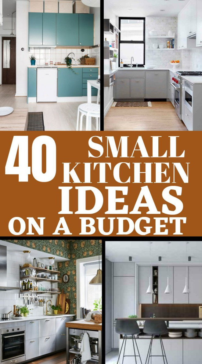 Small Kitchen Ideas On A Low Budget  Kitchen organizing, Home